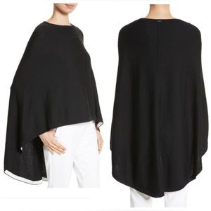 St John. CLASSIC KNIT SWEATER PONCHO/CAPE